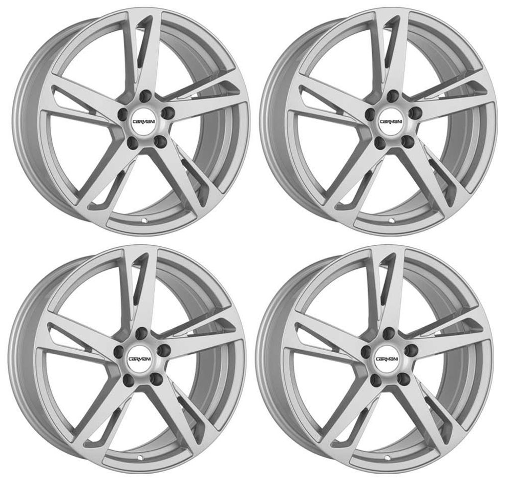 4 Carmani Felgen 16 Anton 7.5x17 ET38 5x112 SIL für Ssangyong Korando Tivoli XLV