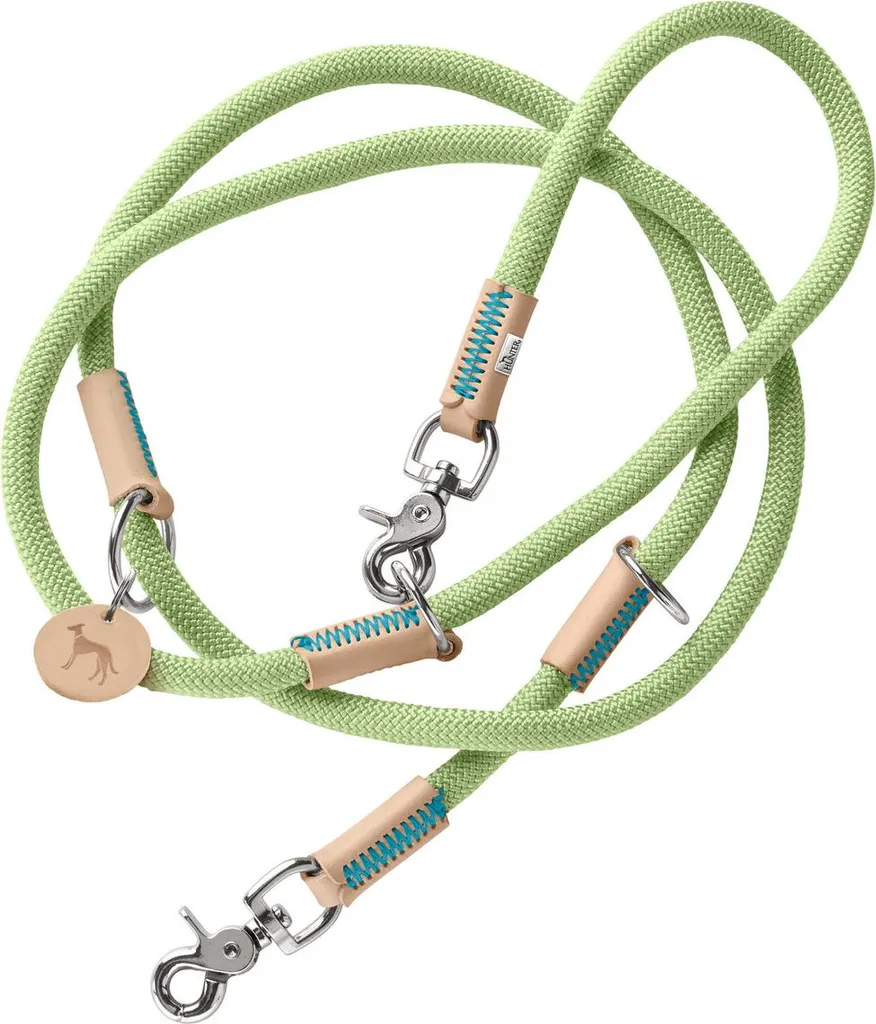 Guinzaglio Morbido Hunter Malia 200cm - Benessere per Cani Menta