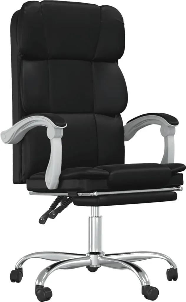 OFFERTA Sedia Ufficio vidaXL Reclinabile Nera | Prezzo Shock