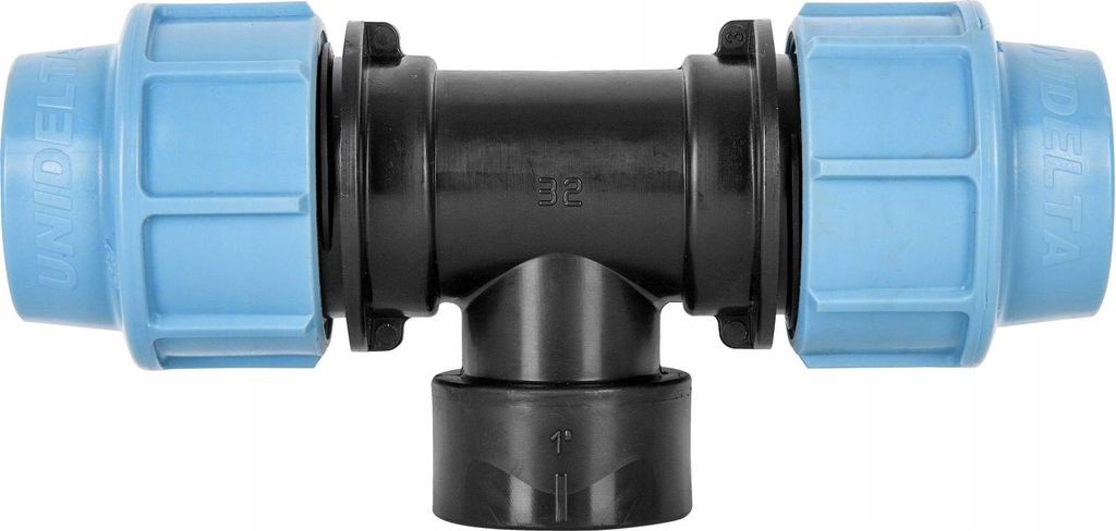 Objímka PN16 T-kus 90° s iG pre PE rúry Ø25x3/4 x25mm Obrázok produktu 