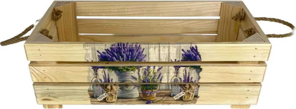 Dites Adieu au Désordre avec la Boîte Bois Lavande OLA1-LEVANDULE 36cm