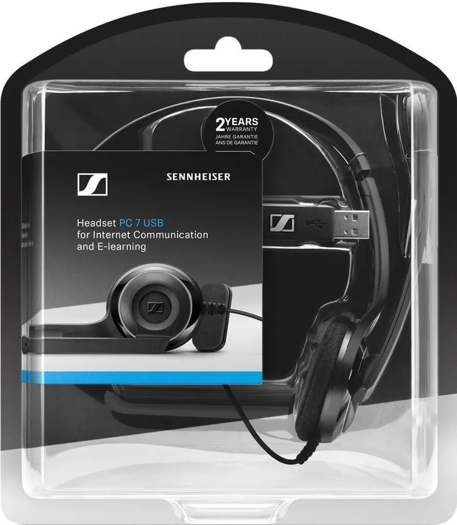 Sennheiser PC 7 USB Casque micro léger et robuste pour bureau - 13