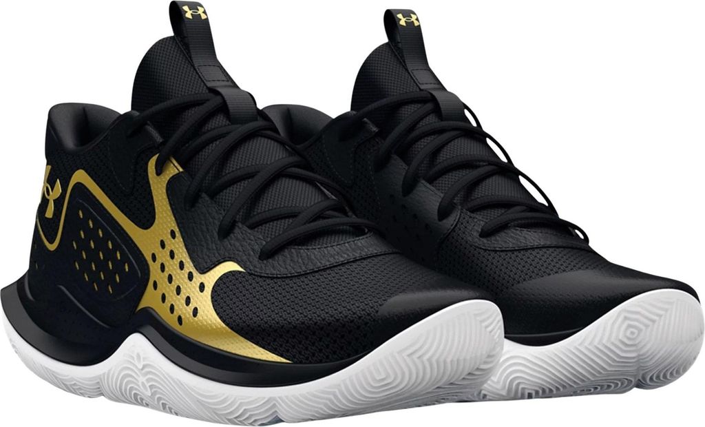 Under Armour UA JET 23 Basketballschuhe Unisex 3026634 001 schwarz/gold, Schuhgröße:42.5 EU