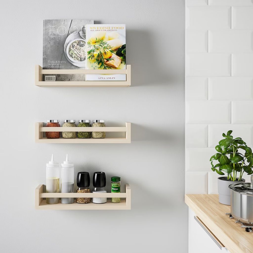 4x IKEA BEKVÄM Gewürzregal Espe NEU Produktbild 4