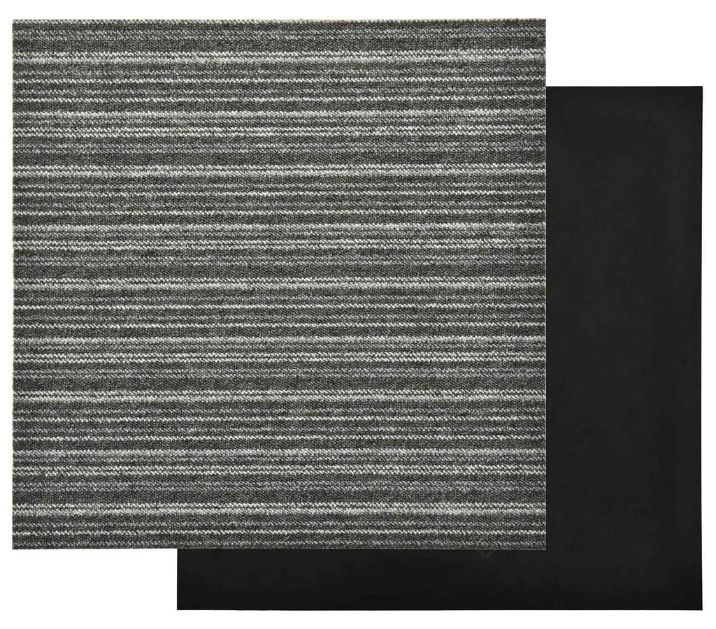 Rénover un sol facilement : dalles de moquette 50x50 cm anthracite - 20u - 3