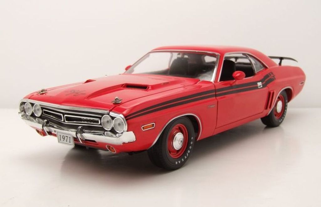 Greenlight Collectibles 13631 Dodge Challenger R/T 1970 rot schwarz 1:18