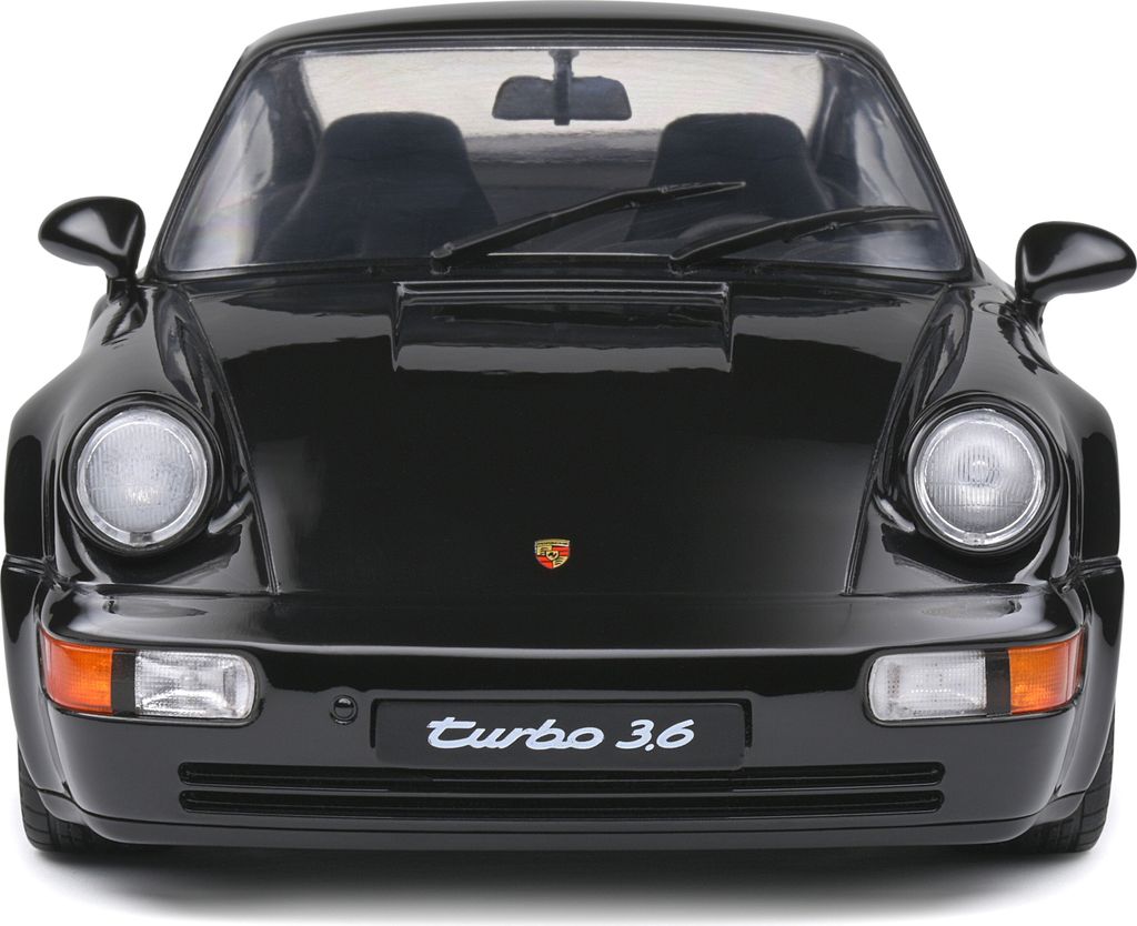 Porsche 911 (964) Turbo 3.6 Black 1993 - SOLIDO 1:18 Obrázok produktu 