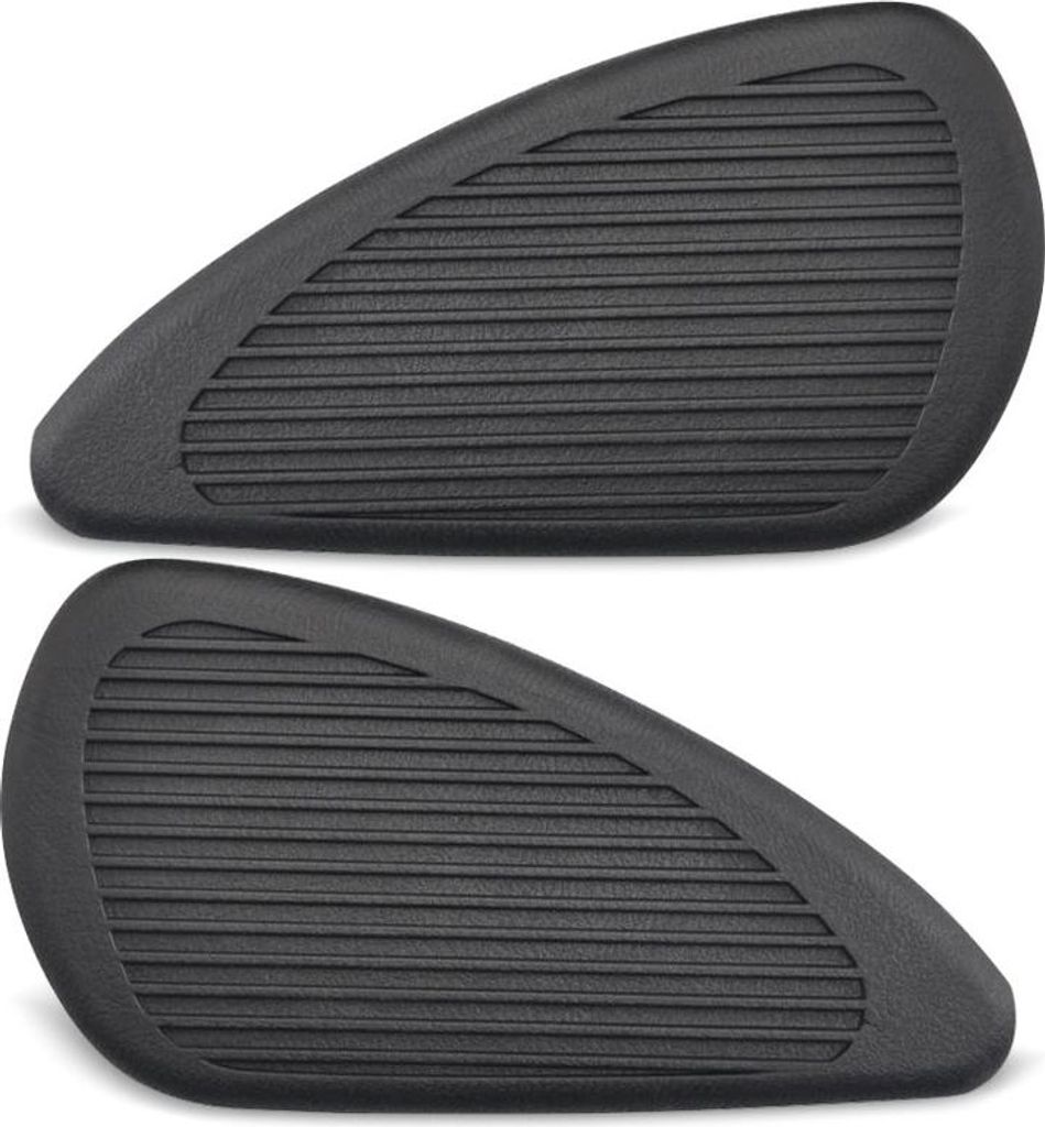 Tankpad genouillère pour motos custom et rétro PD6 noir Image du produit 