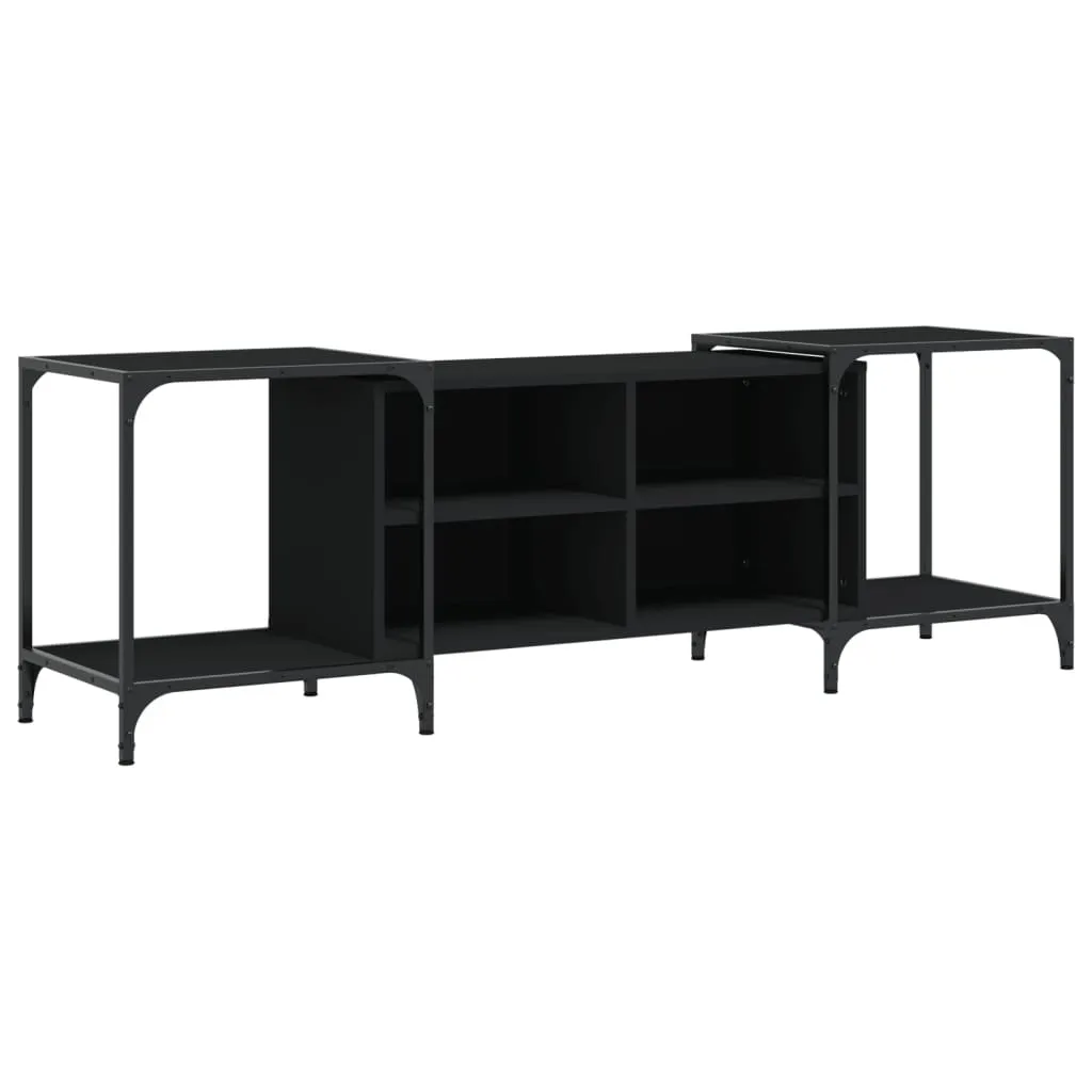 Offerta Mobile TV Nero 153 cm | Supporto TV Legno Nero Prezzo Top