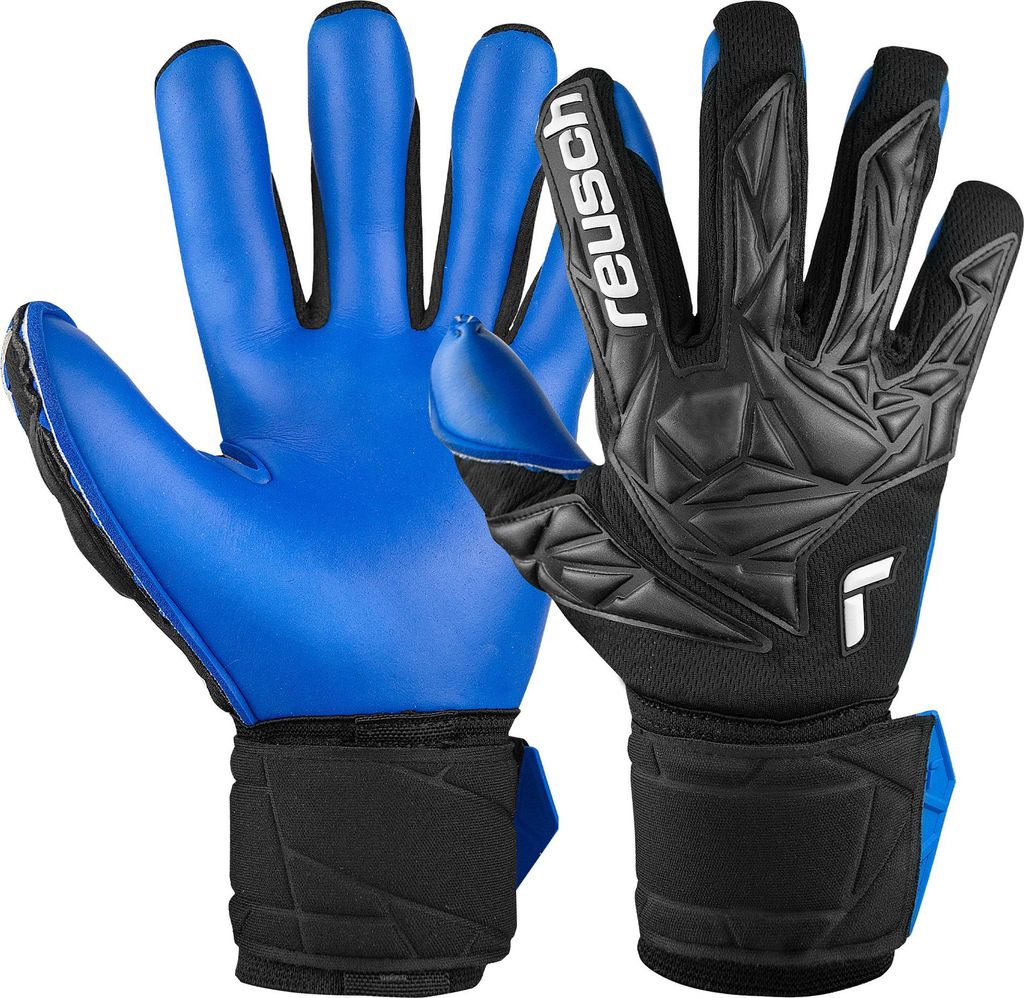 Reusch Torwarthandschuh Attrakt Duo mit Evolution Negative Cut 7436 blck/whit/deep blue 10