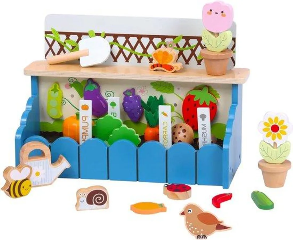 Jeu de rôle de jardinier en bois pour enfant : apprendre en s'amusant