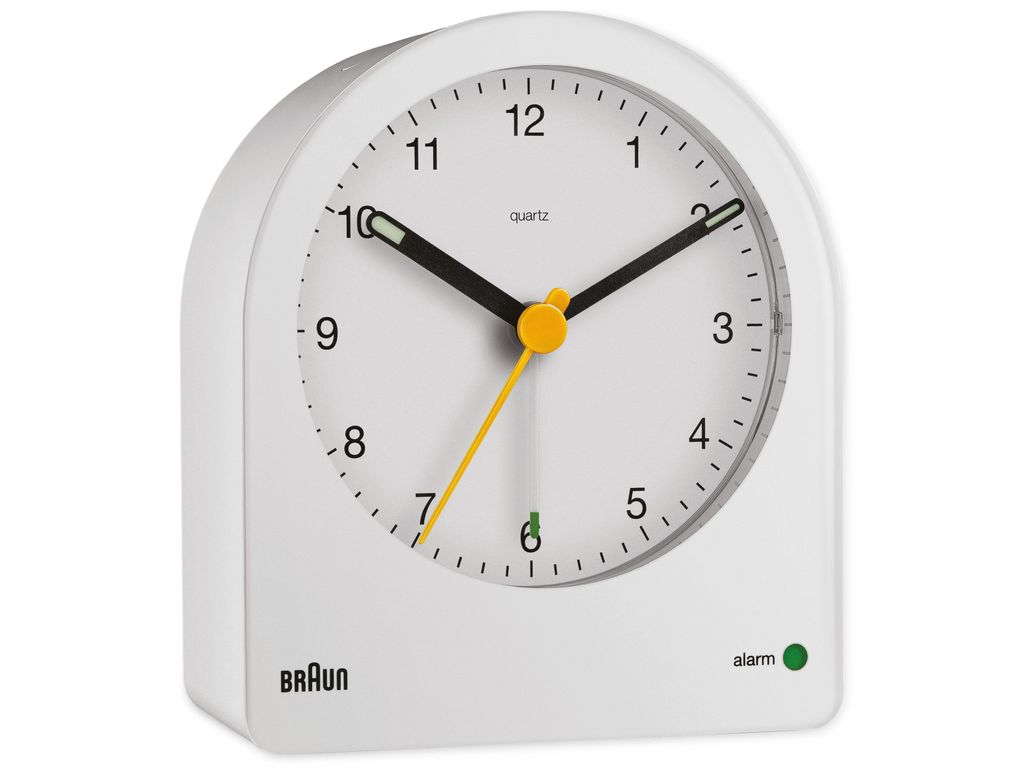 BRAUN BC22 W Quarzwecker weiß Produktbild 