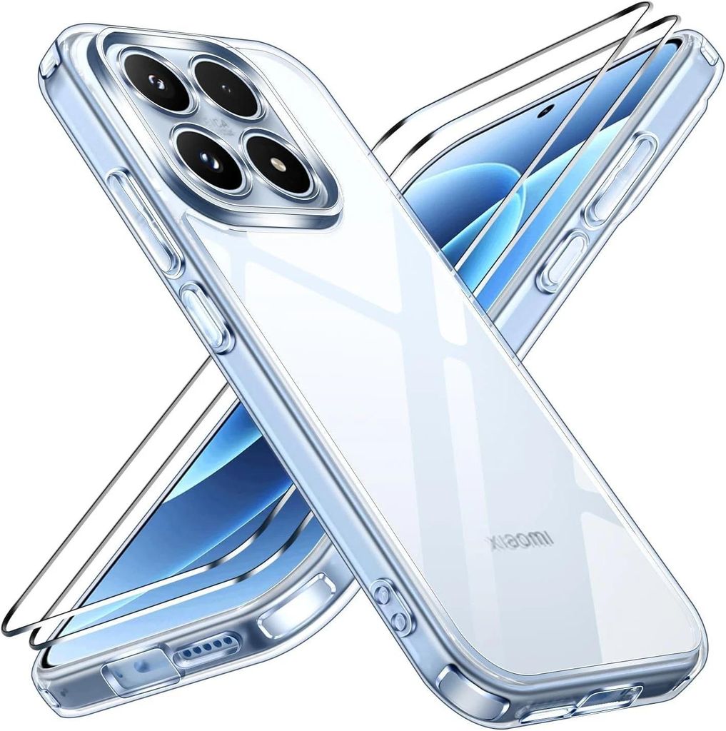 Hülle + 2X Schutzglas für Xiaomi 17 Hartglas Panzerfolie Produktbild 