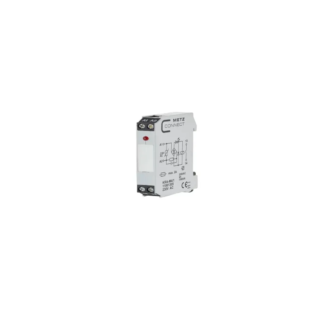 Module de couplage KRA-M4/1 Metz Connect 220AC 11061305 contact 6A RT