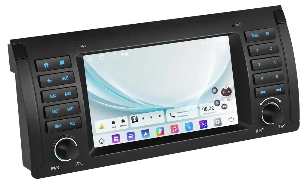 Système de Navigation Android BMW E39 E53 - Autoradio CarPlay 2+64 Go