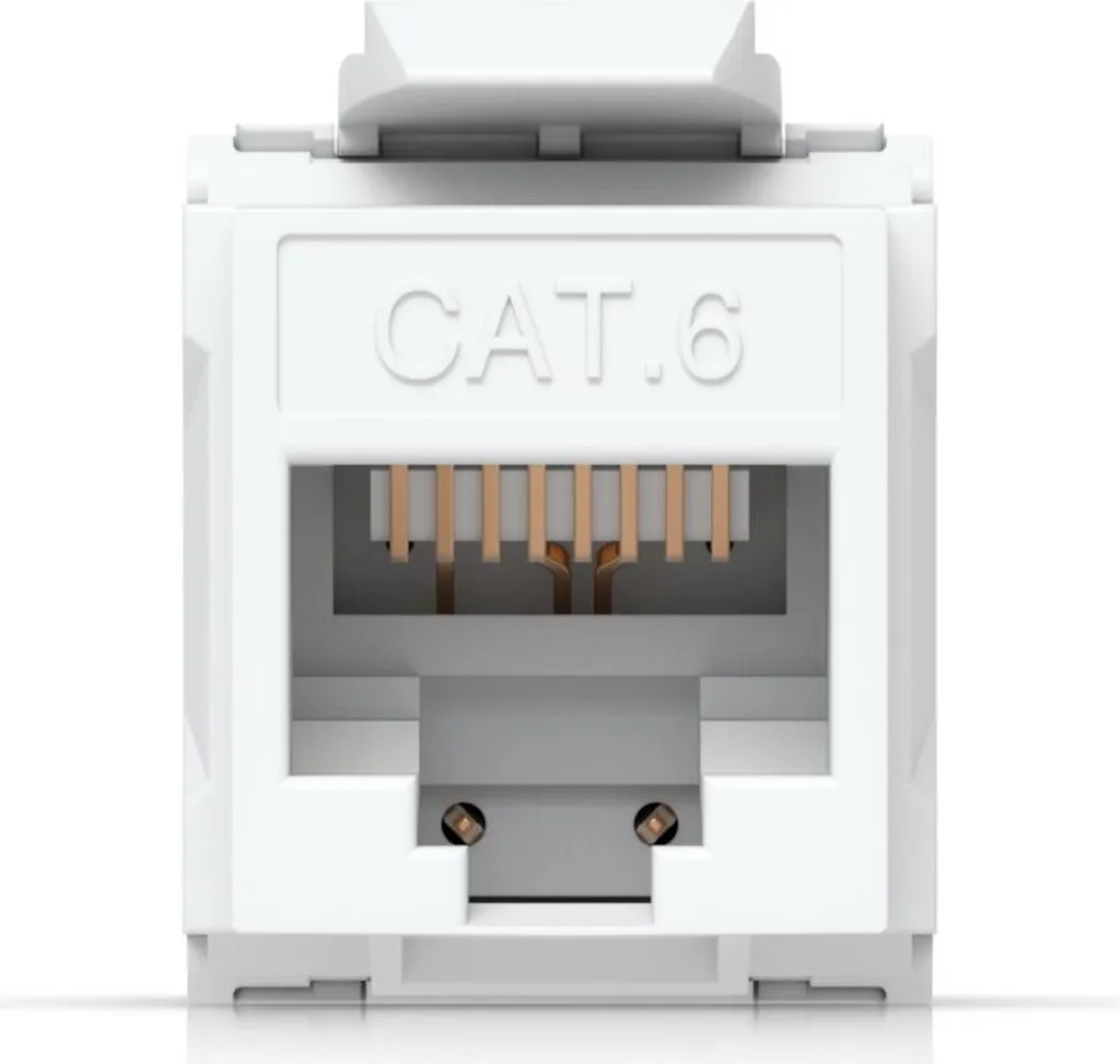UACC-Keystone-Jack-C6 Ubiquiti 12-Pack | Terminali Cat6 Alta Qualità