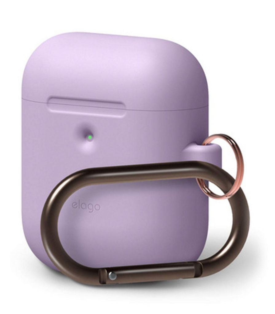 Elago Silikon Hang Kabelloses Ladecase für AirPods 2 / AirPods 1 Lavendel