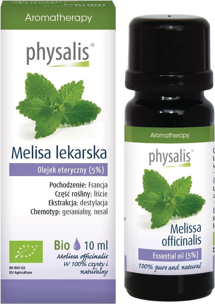 OLEJEK ETERYCZNY MELISA BIO 10 ml - PHYSALIS