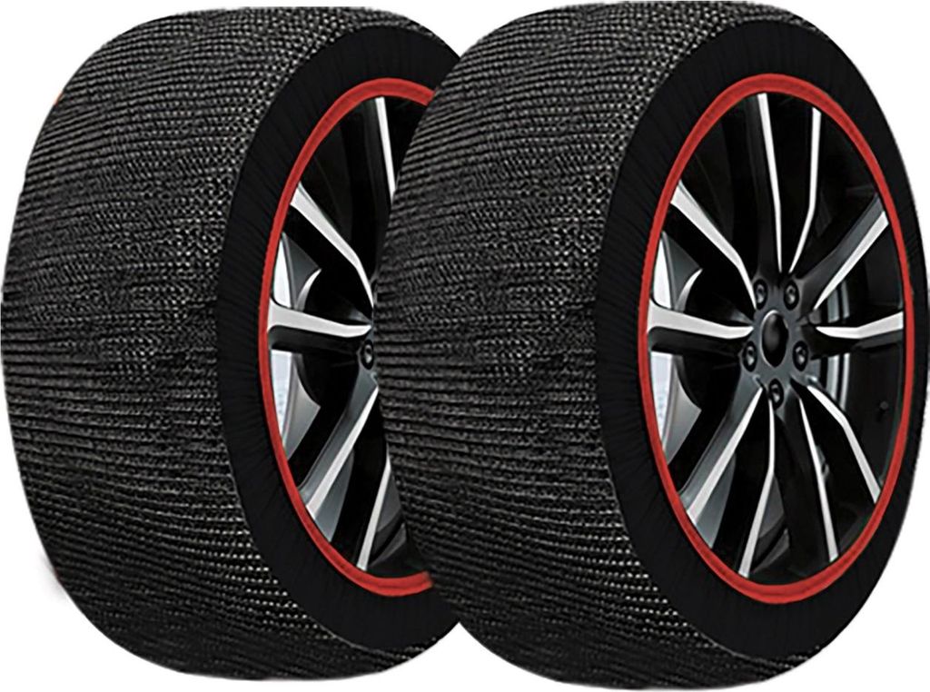 Maranello | Textil Schneeketten - 2 Stück - Universal Schneeketten - 185/75 R14 - Super X 3D - Homologierte - Größe M