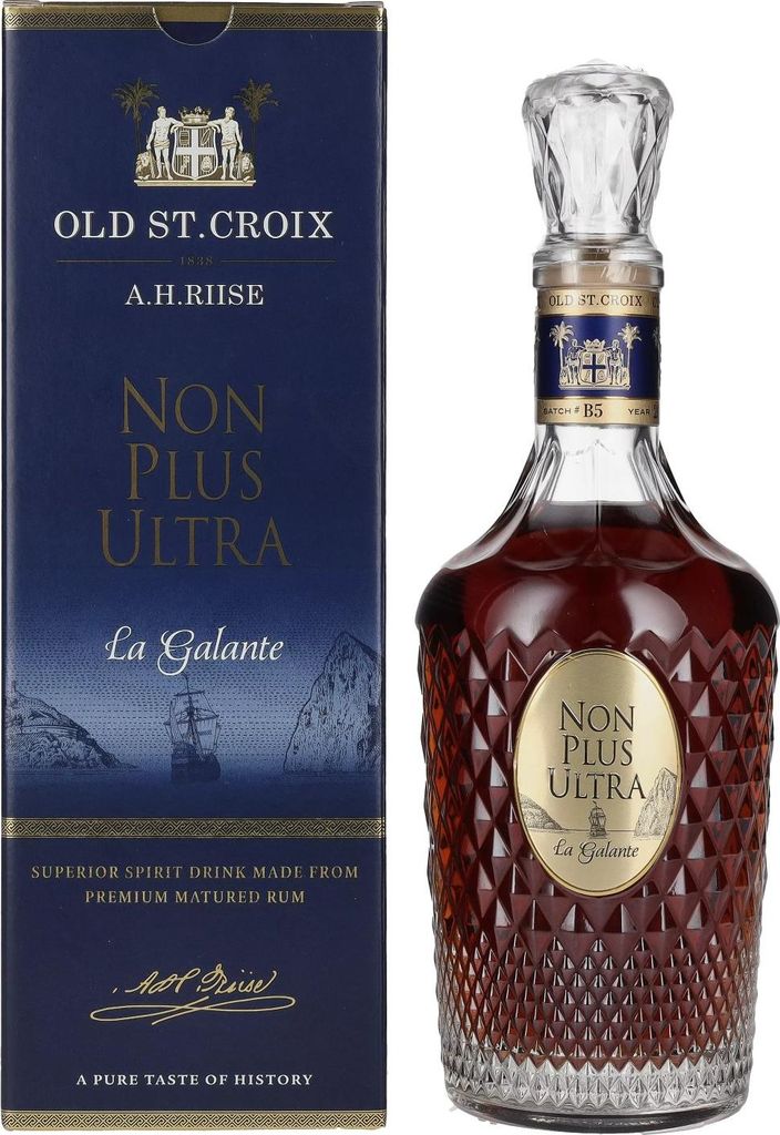 A.H.Riise Non Plus Ultra La Gal.0,7L 43,4% vol. Produktbild 