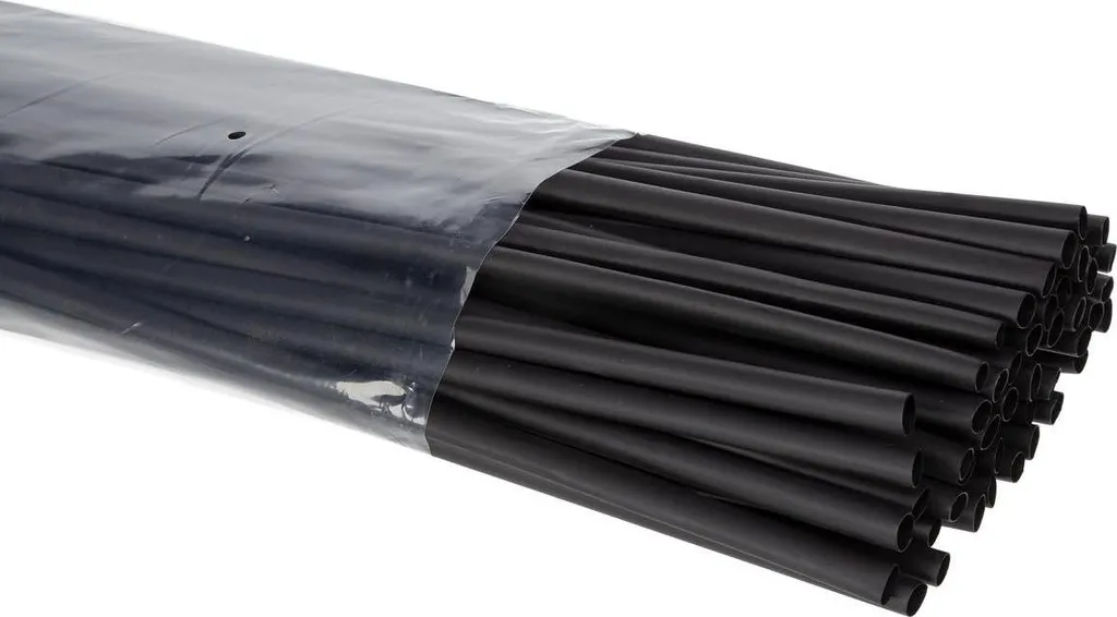 Gaine de Protection 6,4 mm Noir : Finis les Câbles Dénudés - 50 Pièces