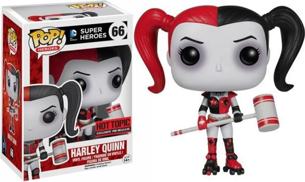 Figurine Pop Harley Quinn Roller Derby DC Comics Collection Vinyle