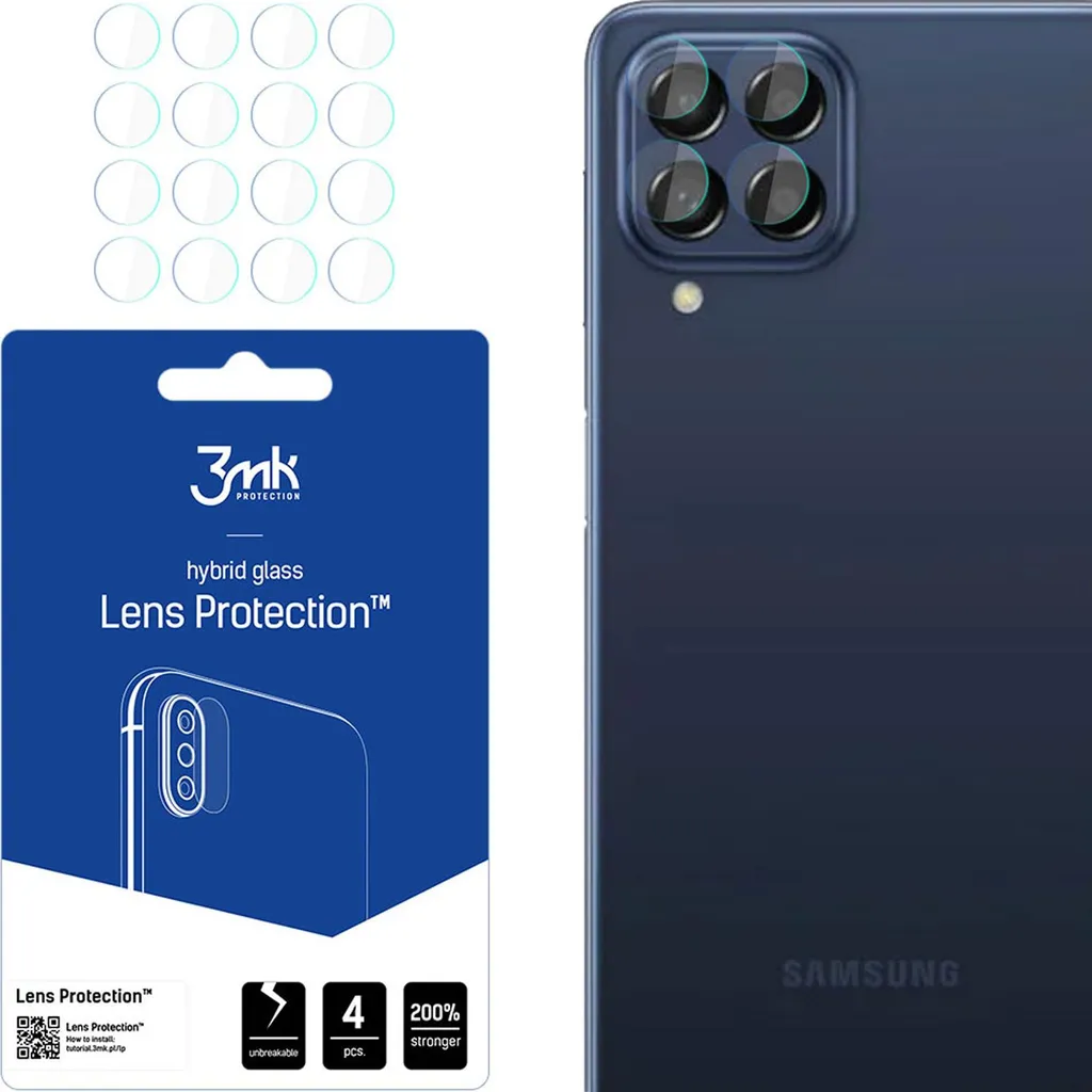 3mk Vetro Ibrido Samsung M53 5G | Protezione Fotocamera Invisibile