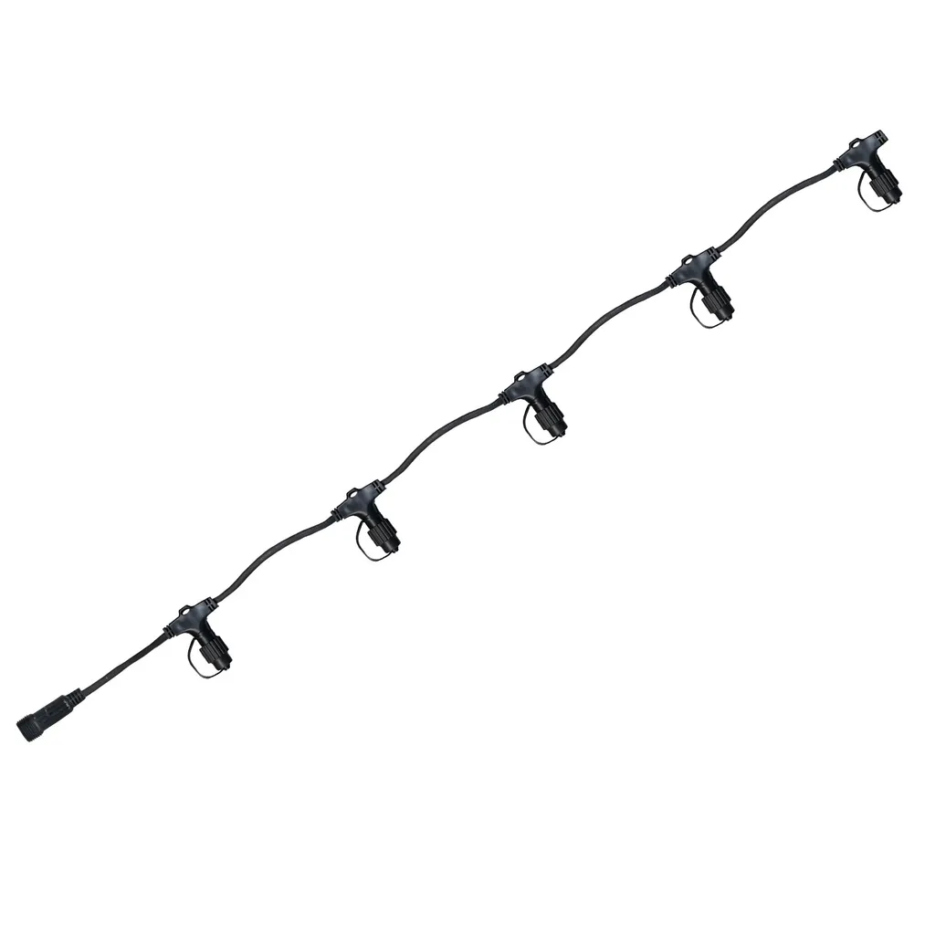 Câble d'Alimentation LED 15m Extra System 24 avec 5 Sorties Étanches IP44 - 4