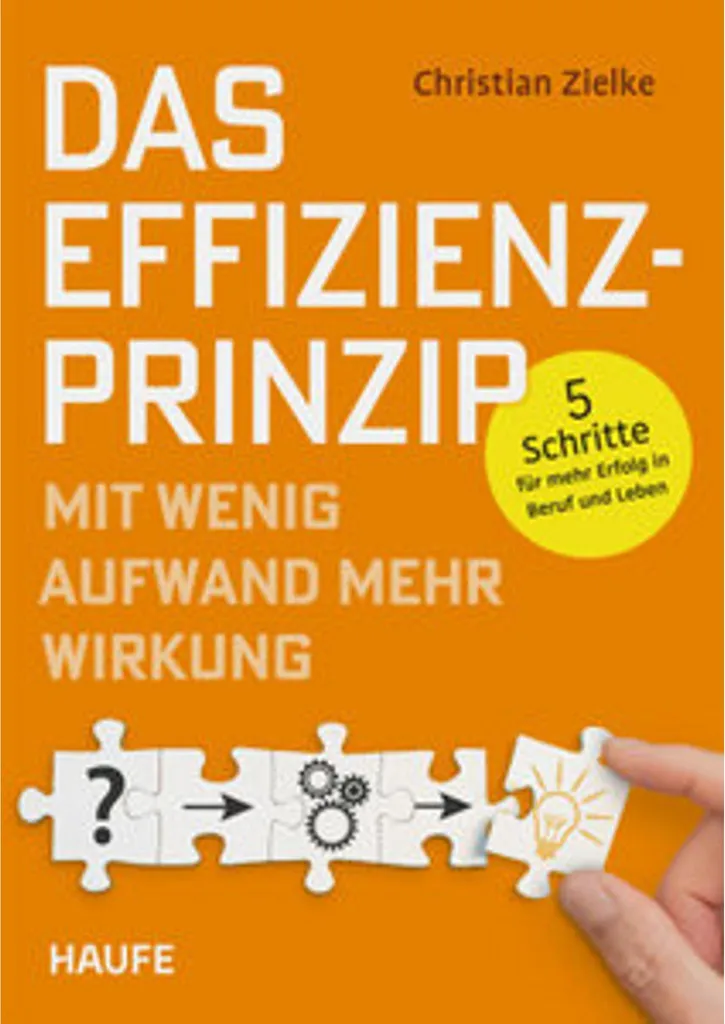 Livre Das Effizienz-Prinzip : la méthode pour maximiser votre impact