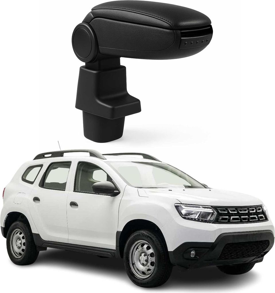 Accoudoir pour Dacia Duster 2018-2024 Vinyl Abs Noir Image du produit 