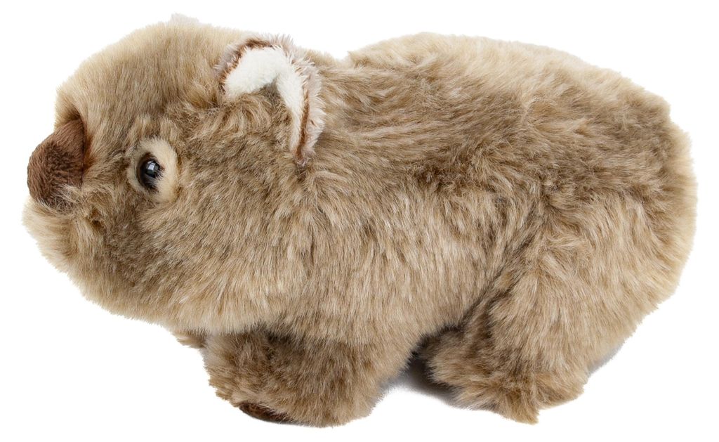 Kuscheltier Wombat 20 cm braun Stofftier Plüschwombat