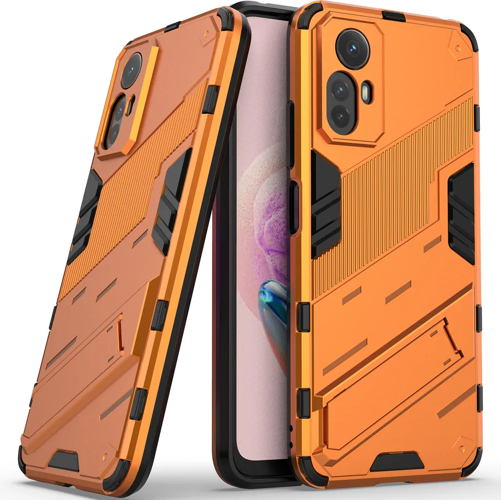 Cover Xiaomi Redmi Note 12S 4G Hybrid Armor Bianco con Stand Video