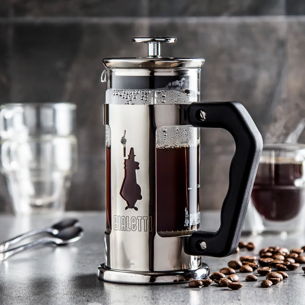 Cafetière Bialetti Preziosa en verre borosilicate et piston inox - 18