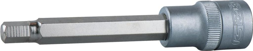KS TOOLS 911.1963-E 1/2" Bit-Stecknuss Innensechskant, lang, 13mm, auf Hänger