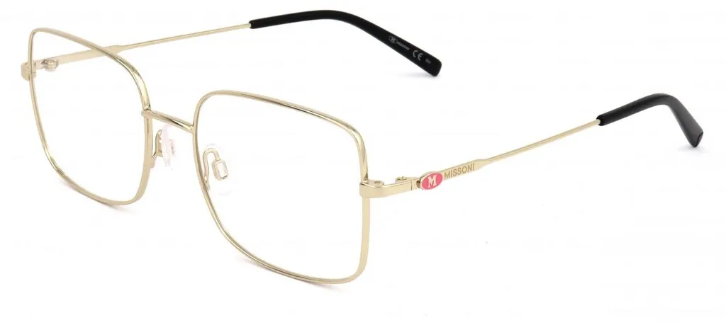 Lunettes de vue Missoni MMI-0083 monture optique ronde or pour femme