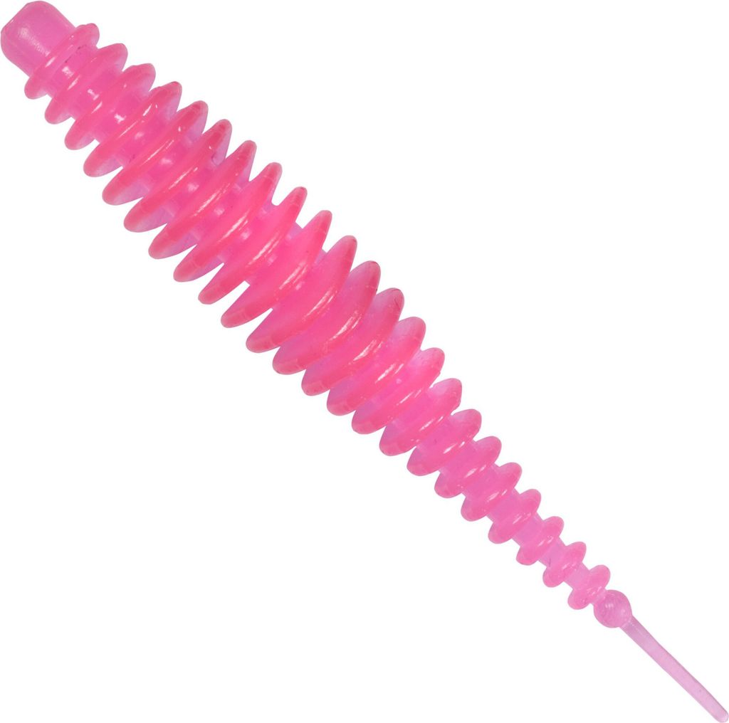Quantum Magic Trout T-Worm 6,5cm 1g I-Tail Knoblauch - 6 Forellenköder, Farbe:neon pink