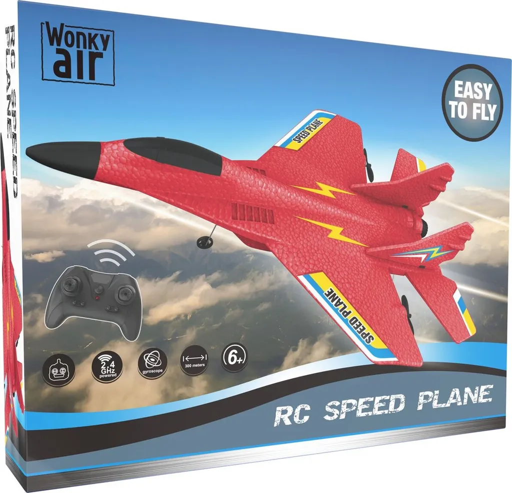 Jollity Works RC Jet Glider : Planeur télécommandé léger avec kit complet
