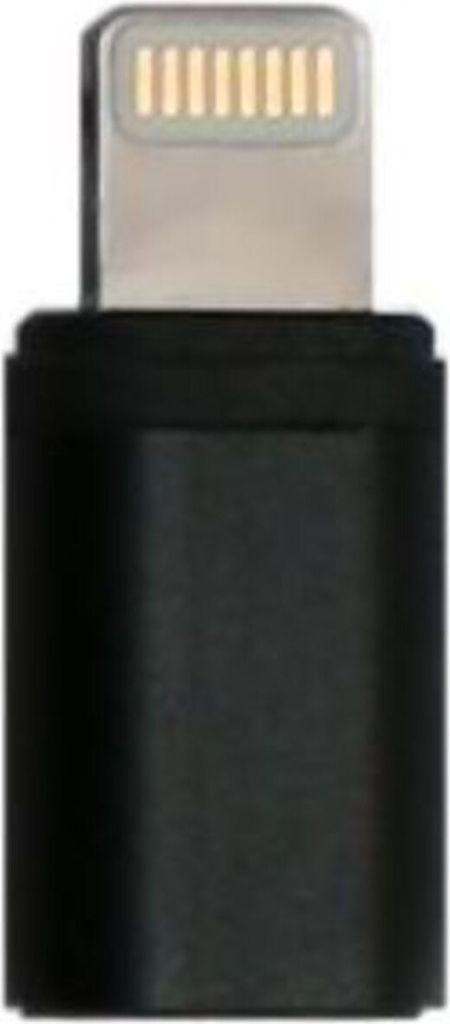 MicroUSB female to lightning adapter