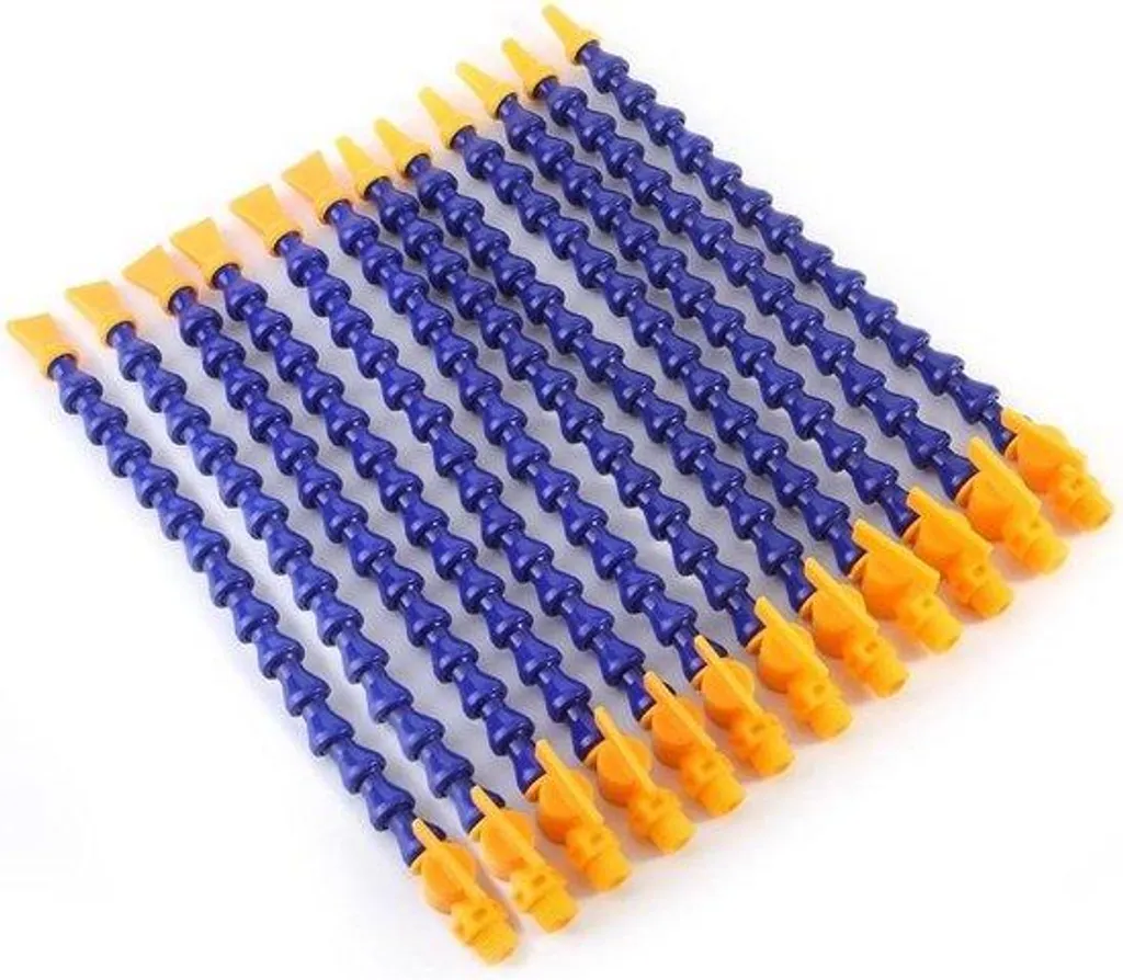 Flexible de lubrification articulé pour machine-outil, pack de 12 tubes