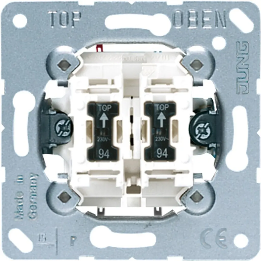 Interrupteur 505 KOU 5 Jung 1P Encastrable - Mécanisme 505KOU5