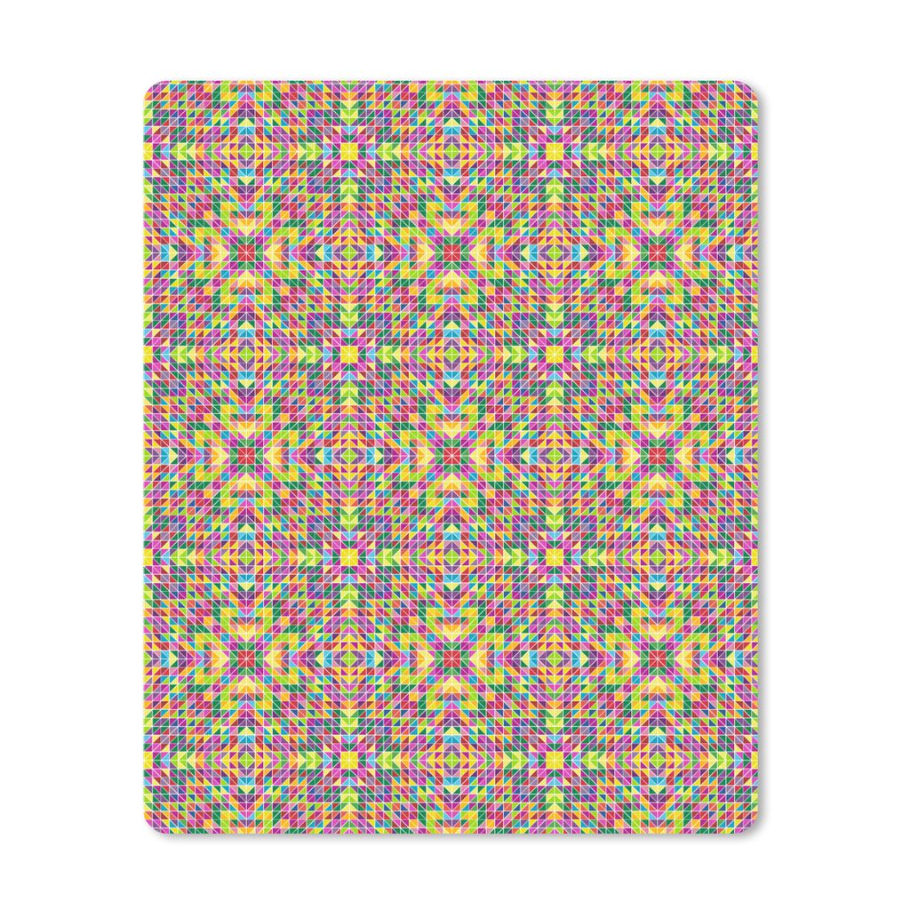MuchoWow Mauspad Mousepad Kaleidoskop - Muster - Regenbogen 30x40 cm - Mousepads - Maus Mat - Pad - Mausunterlage - Mausmatten