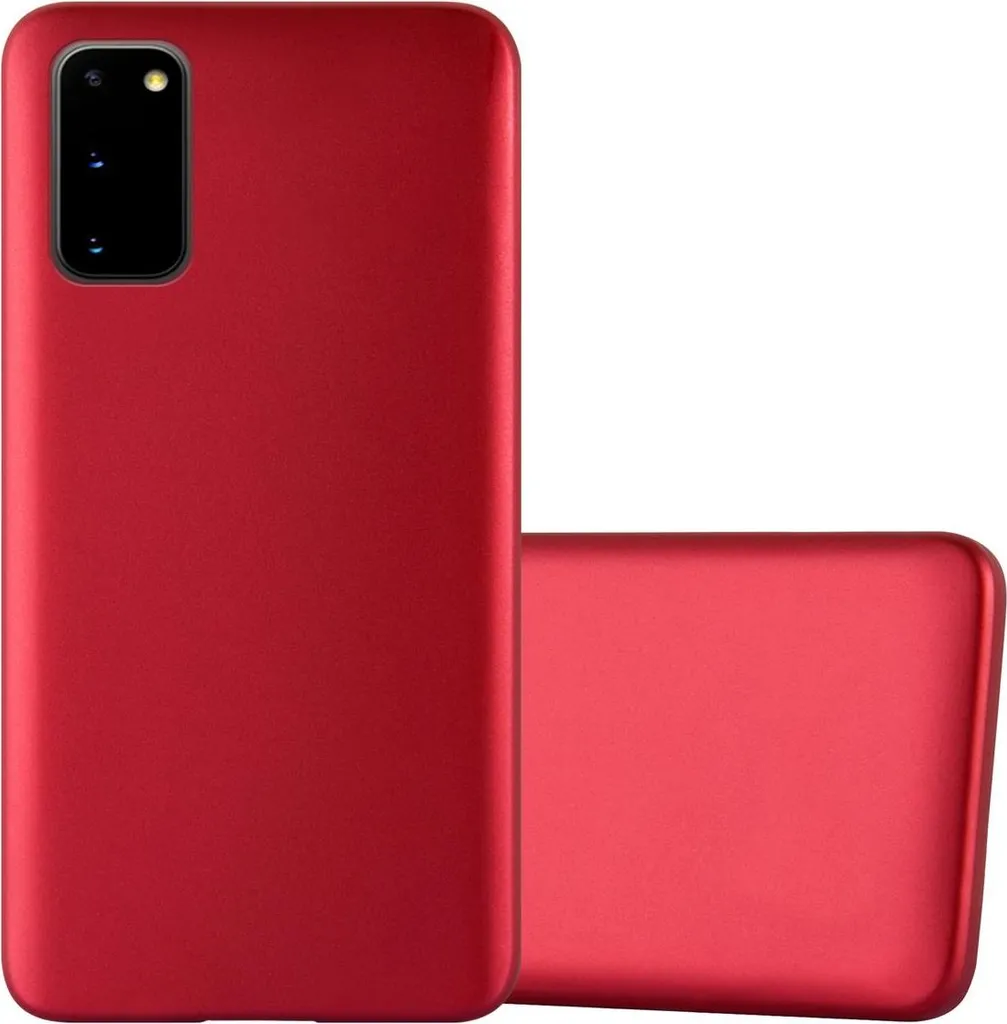 Custodia Protettiva Samsung S20 Cadorabo - Rosso Satinato Silicone TPU