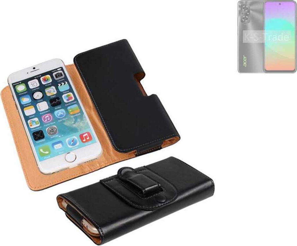 K-S-Trade Schützhülle Handyhülle kompatibel mit Acer Sospiro A60L Holster Gürtel Tasche Schutzhülle Handy-Tasche Smartphone Case Seitentasche