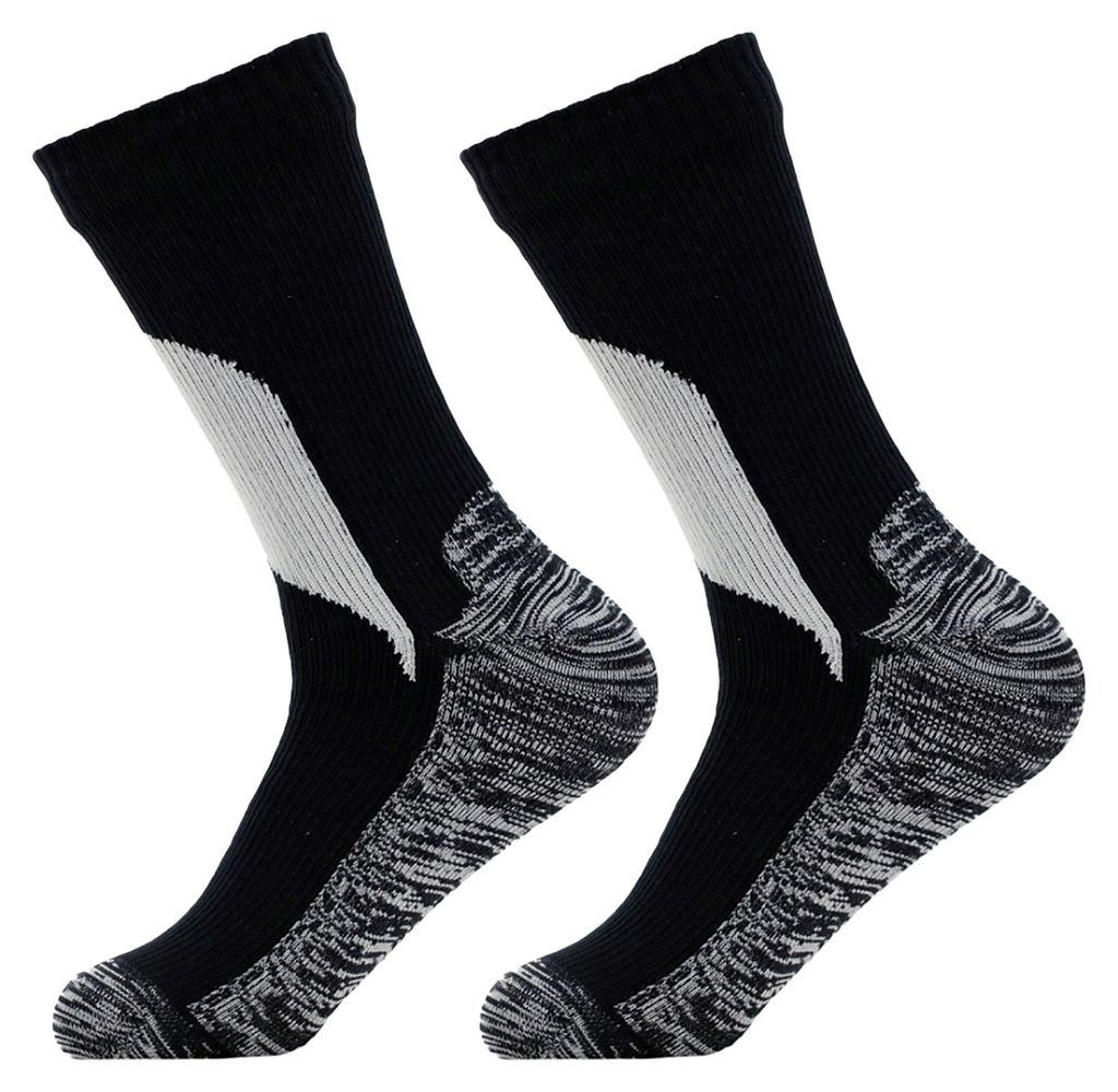 1 Paar wasserdichte Socken, elastisch, atmungsaktiv, mittelhoch geschnitten, weich, winddicht, geeignet für Winterwanderungen, Waten, Reiten und S...