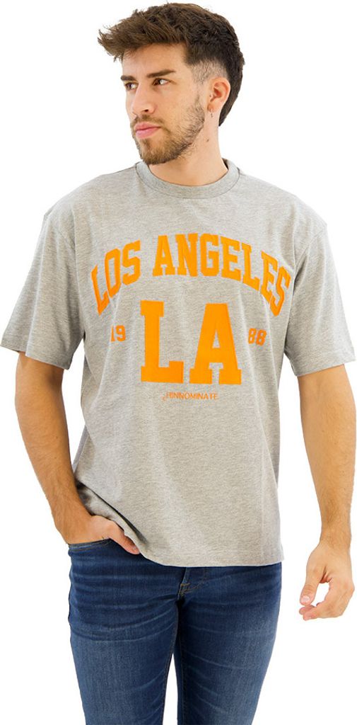 Hinnominate Hmabw01904 Kurzarm-t-shirt Grau XS-S Mann Grau XS-S