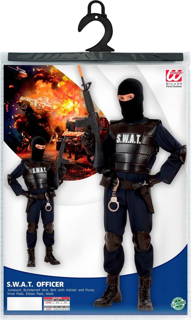 Dětský kostým důstojníka SWAT, velikost:140 Obrázek produktu 11
