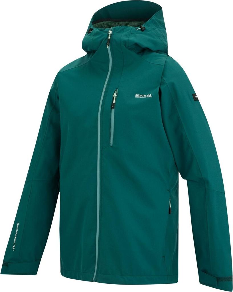 Regatta Birchdale II Funktionsjacke Damen mit Kapuze, Farbe:Grün, Größe:52