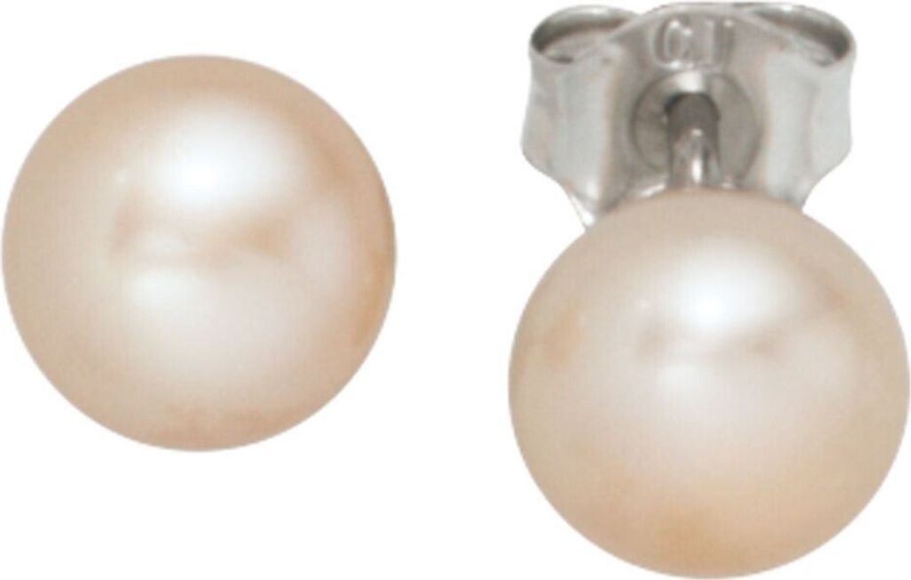 Paar Stecker Ohrschmuck Ohrstecker 7-7,5mm rosé Perlen 925 Produktbild 