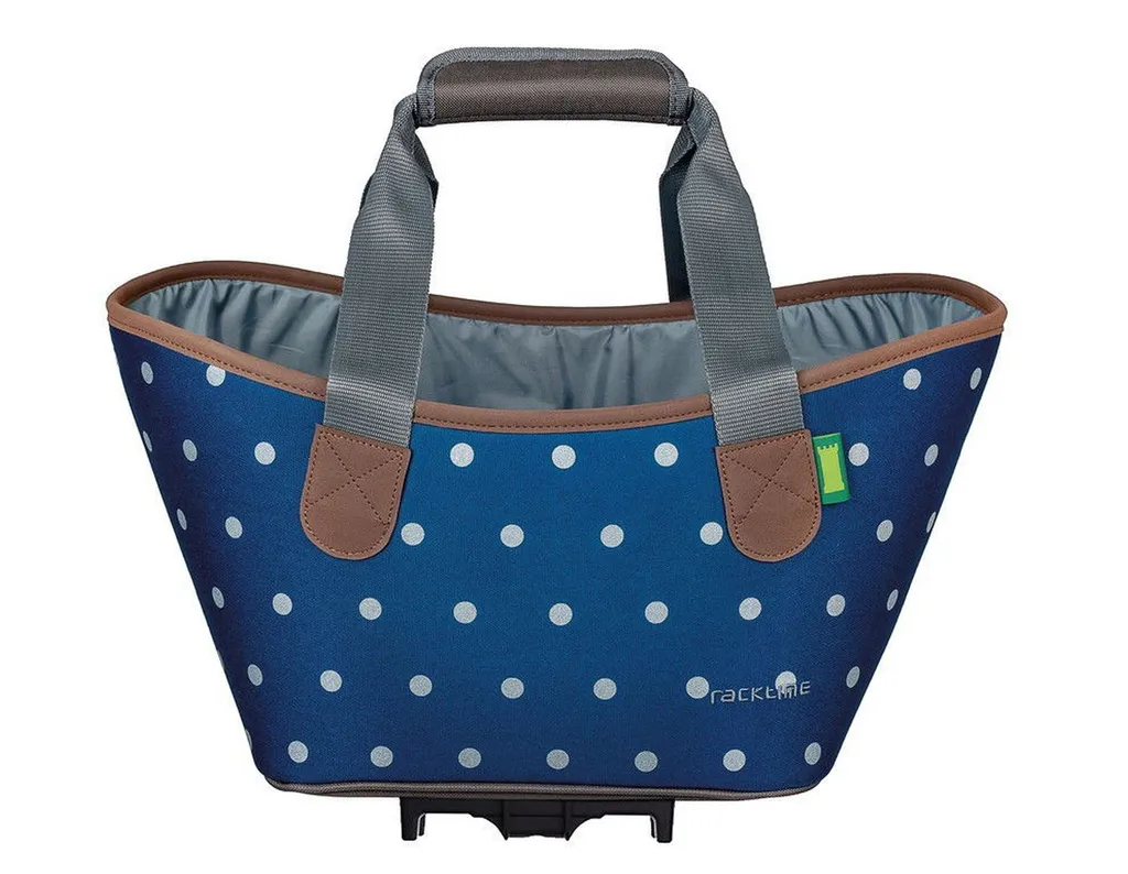 Sac de courses Racktime Agnetha 2.0 Polka Dots 15L pour porte-bagages