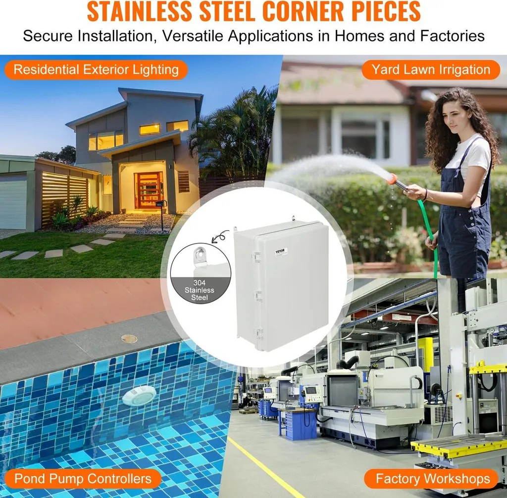 Scatola Derivazione Esterna Grande 530x430 - IP67 ABS per DIY - 6
